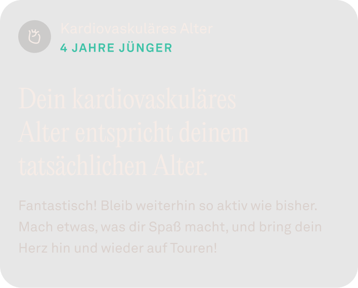 Ansicht der Daten für die Herzfrequenzmessung rund um die Uhr in der Oura-App